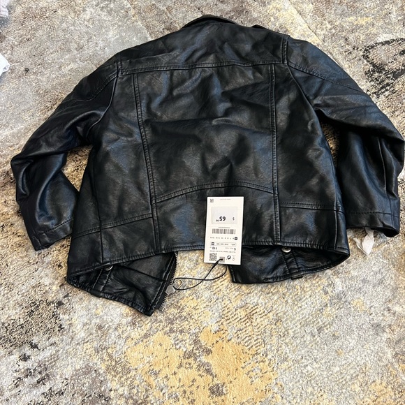 Zara faux leather girl’s jacket brand new 5T - Picture 5 of 5